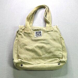 Converse One Star Circa 1974 Tote Bag Cream Distressed Heavy Canvas 12 x 11 x 8